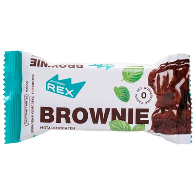 CAKE PROTEIN MINT BROWNIE W/COLLAGEN 12/50GR PROTEIN REX