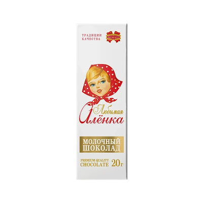 CHOCOLATE BAR LYUBIMAYA ALENKA 150/20GR KOMMUNARKA N549