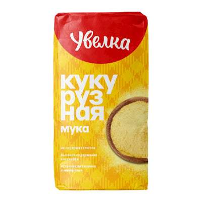 FLOUR CORN 4/500GR (17.6oz) UVELKA