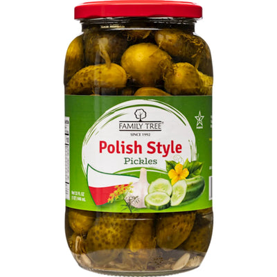 PICKLES POLISH STYLE 12/946ML FAMILY TREE N68