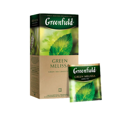 TEA GREEN MELISSA 10/(25X1.5GR) GREENFIELD 0435-10