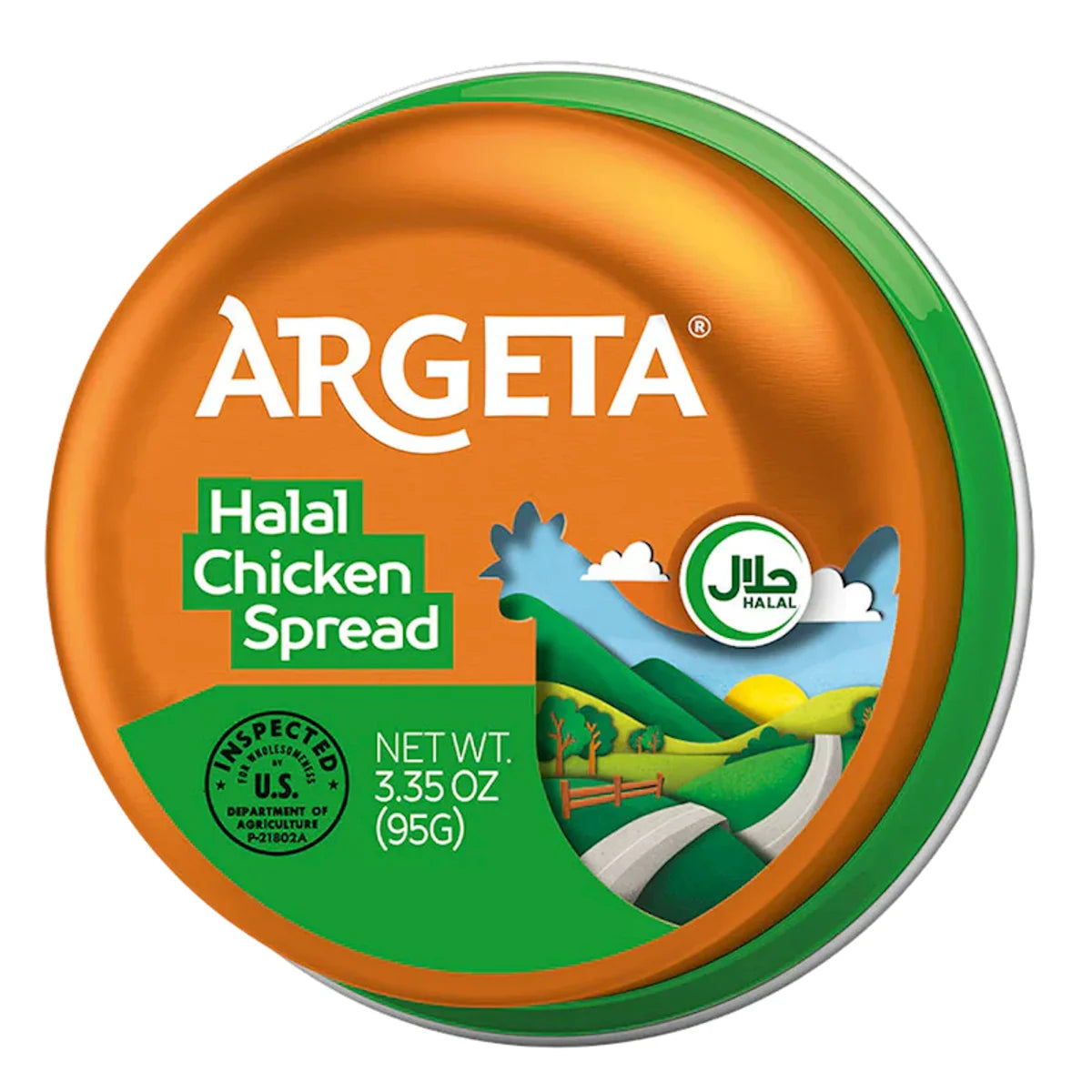 SPREAD CHICKEN HALAL 48/95GR ARGETA N70435