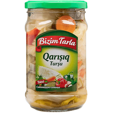 PICKLES MIXED 12/670GR BIZIM TARLA N15060 AZERBAIJAN