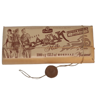 CHOCOLATE BAR MILK 2/1000GR CRAFT SPARTAK N6356