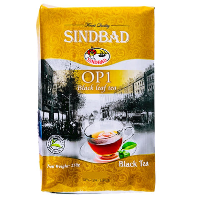 TEA SINDBAD BLACK LEAF OP1 12/250GR SRI LANKA NTEST19