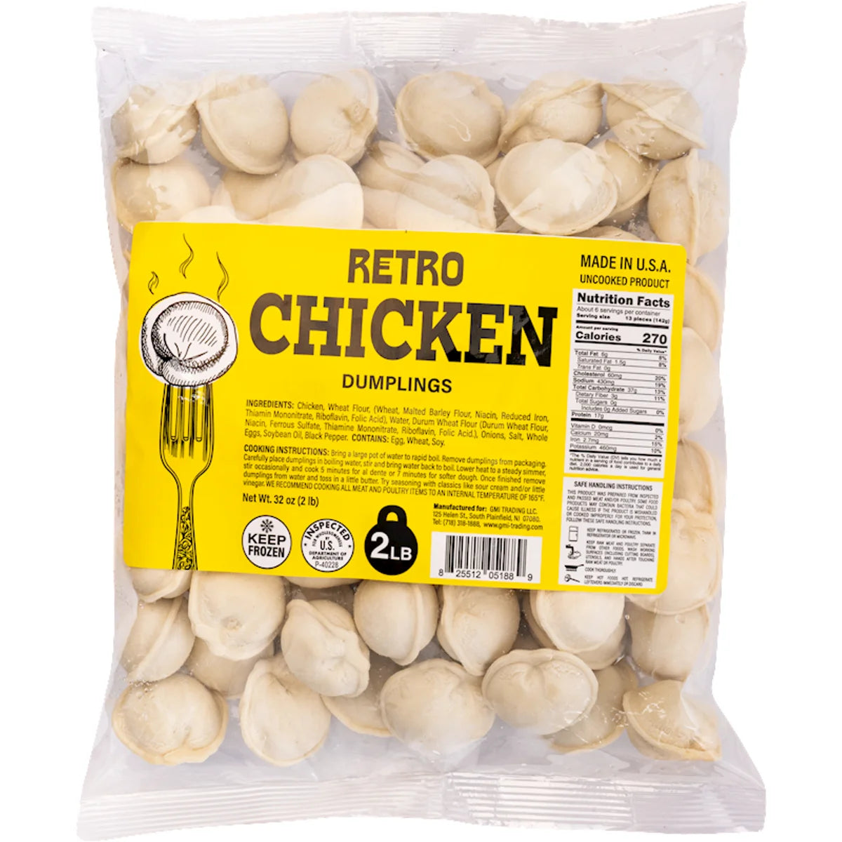 DUMPLINGS W/CHICKEN 12/2LB RETRO RPC02