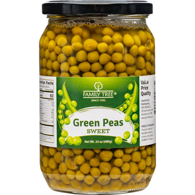 GREEN PEAS SWEET JAR 8/680GR FAMILY TREE N87