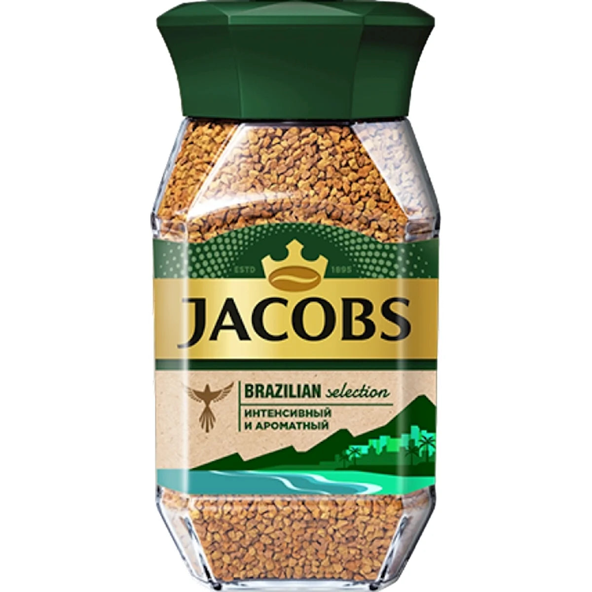 COFFEE INSTANT JACOBS BRAZILIAN SELECTION 12/95GR RUSSIA N092