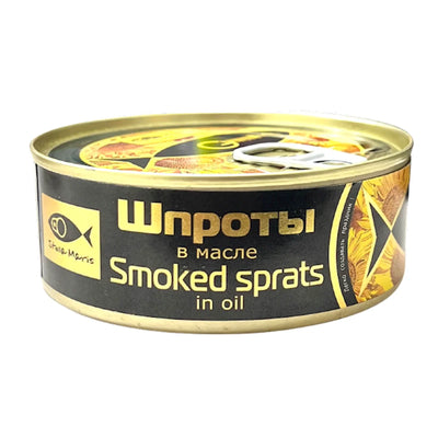 SPRATS SMOKED IN OIL E/O STELLA MARIS 24/240GR GAMMA-A LATVIA