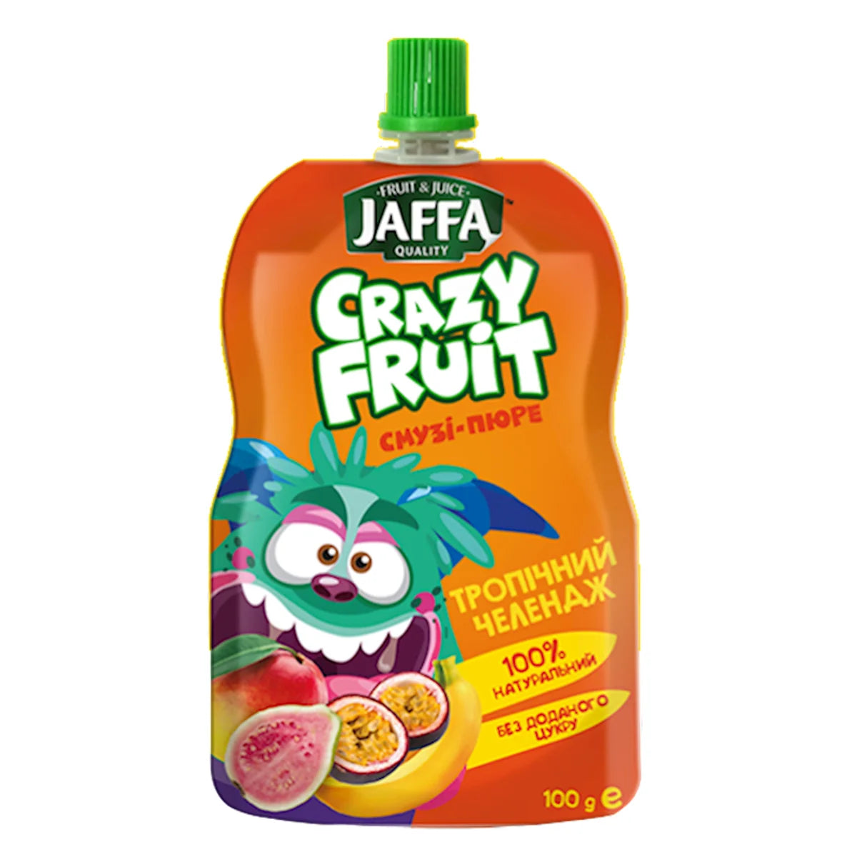SMOOTHIE PUREE CRAZY FRUIT TROPICAL CHALLENGE 16/100GR JAFFA