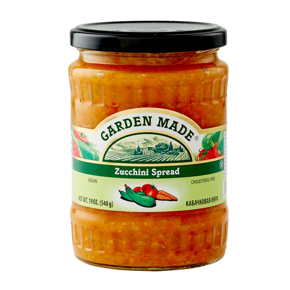 ZUCCHINI SPREAD 12/19OZ GARDEN MADE BULGARIA N33118