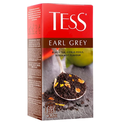 TEA BLACK EARL GREY W/CITRUS PEEL&BERGAMOT FLAVOR 10/(25X1.6GR) TESS 0645-10-1