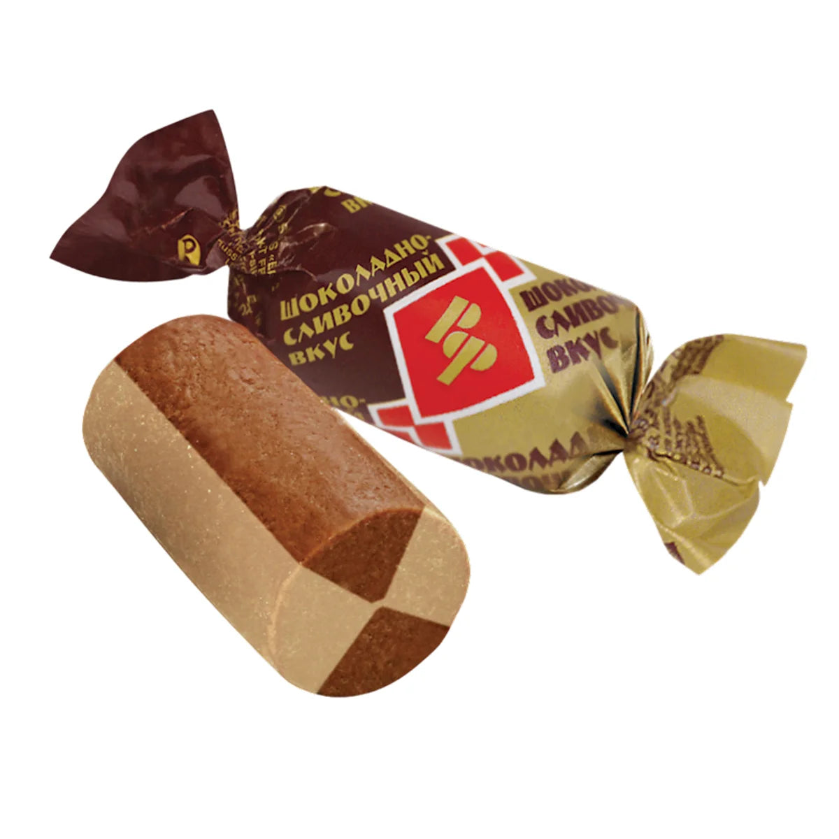 CANDIES LOOSE BATONCHIK CHOCO CREAM 1/11LB ROT FRONT