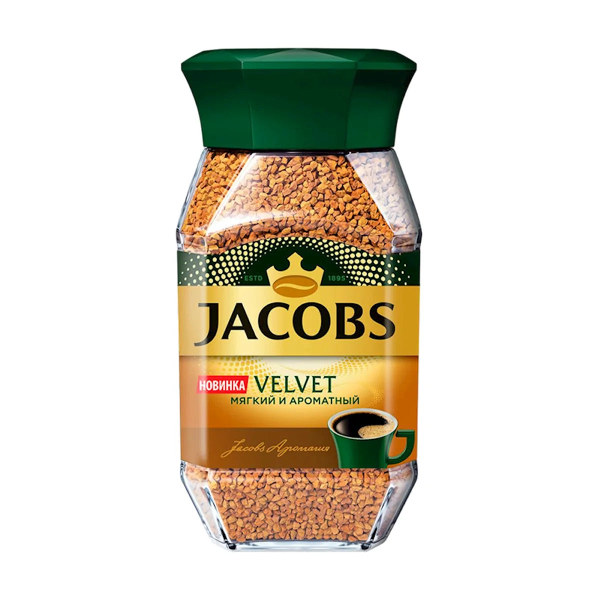 COFFEE INSTANT JACOBS VELVET 12/95GR RUSSIA N1002
