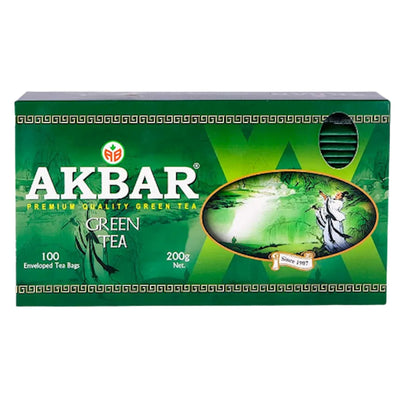TEA AKBAR GREEN PREMIUM 12/(100X1.5GR) SRI-LANKA