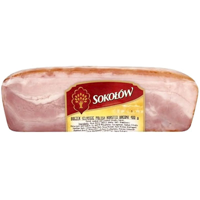BACON CURED&SMOKED/ BOCZEK PIECZONY CHUNK SOKOLOW 15/15LB N0100SL5104