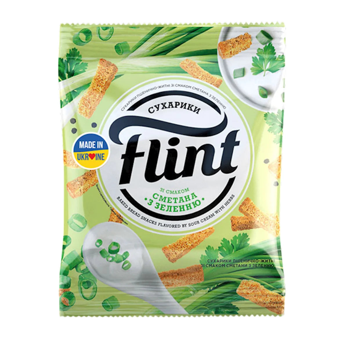 DRY BREAD WHEAT RYE W/SOUR CREAM&HERBS FLAVOR 60/35GR FLINT N5430