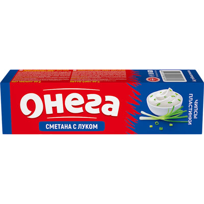 CHIPS POTATO W/SOUR CREAM&ONION FLAVOR 30/90GR ONEGA
