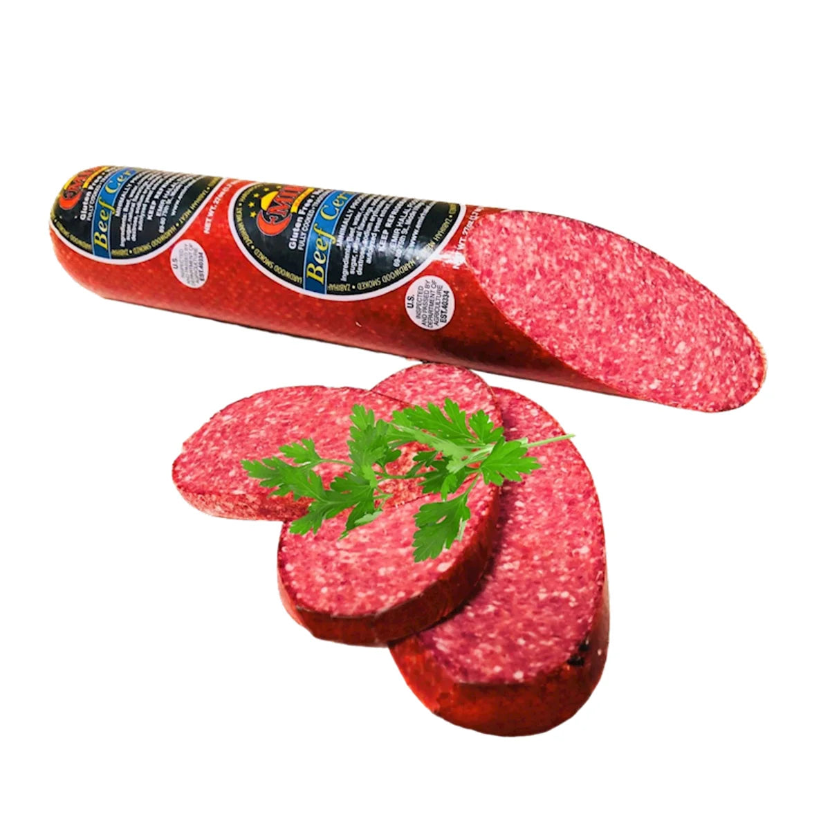 BEEF CERVELAT LONG 16/1.6LB EMIR HALAL BY LB N5912