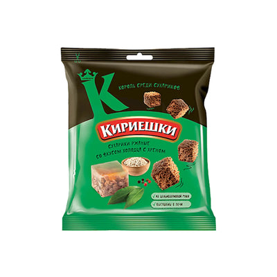 DRY BREAD RYE W/HOLODETS&HORSERADISH FLAVOR 60/40GR KIRIESHKI NMBC108