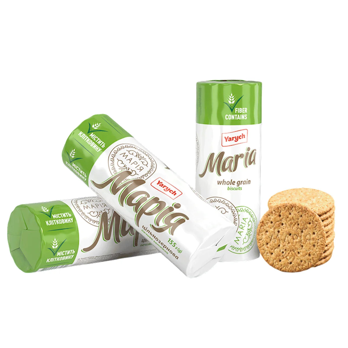 BISCUITS MARIA WHOLE GRAIN 35/155GR YARYCH UKRAINE