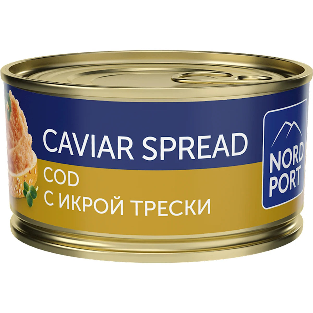 SPREAD CAVIAR COD 12/130GR NORD PORT N8079