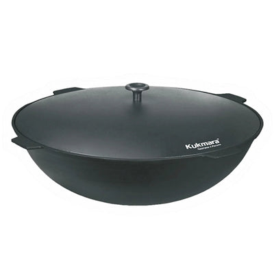 KAZAN BLACK IRON CAST W/LID 12L KUKMARA (KCH121) BY PC