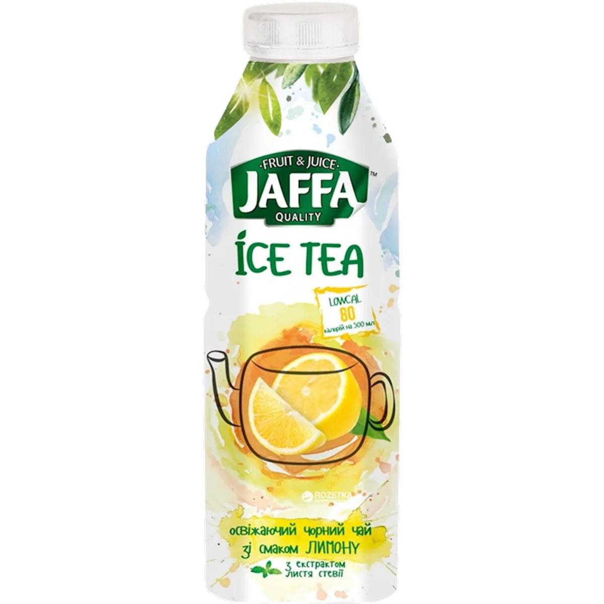 ICE TEA BLACK W/LEMON FLAVOR&STEVIA 12/0.5L JAFFA UKRAINE