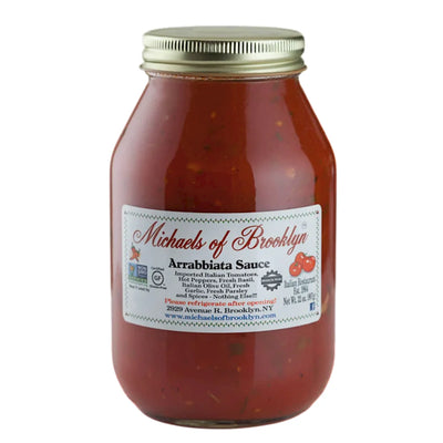 SAUCE ARRABBIATA 6/32OZ MICHAELS OF BROOKLYN N6-2887