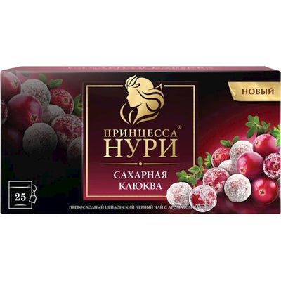 TEA BLACK W/CRANBERRY FLAVOR 18/(25X1.5GR) PRINCESSA NOORI 1617-18