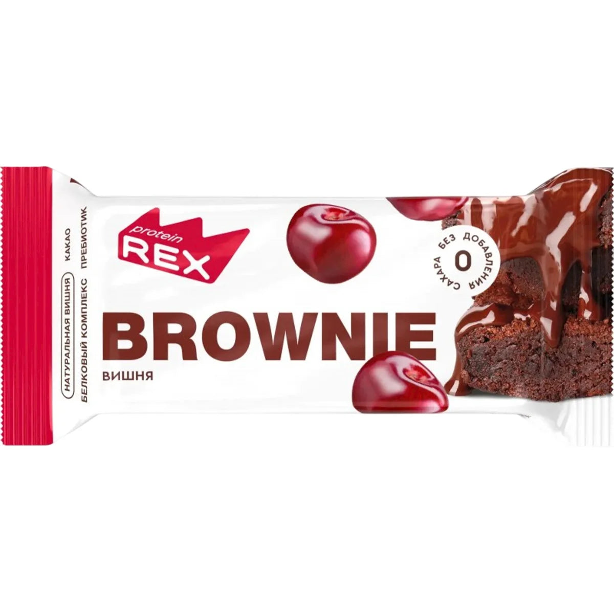 CAKE PROTEIN CHERRY BROWNIE 12/50GR PROTEIN REX