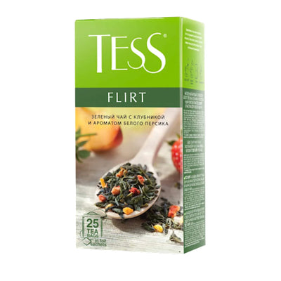 TEA GREEN FLIRT WHITE PEACH&STRAWBERRY 10/(25X1.5GR) TESS 0649-10