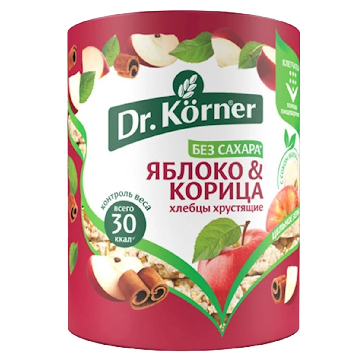 HLEBTSI DR.KORNER ZLAKOVIY COCTAIL W/APPLE&CINNAMON 20/90GR RUSSIA N1747