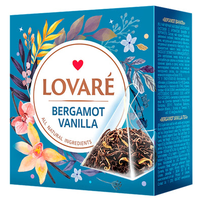 TEA BERGAMOT VANILLA PYRAMIDS 12/(15X2GR) LOVARE