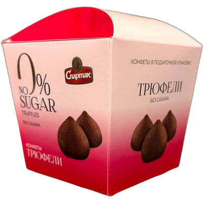CANDIES BOXED TRUFFLES NO SUGAR 6/210GR SPARTAK N11115/10612 4810067105510