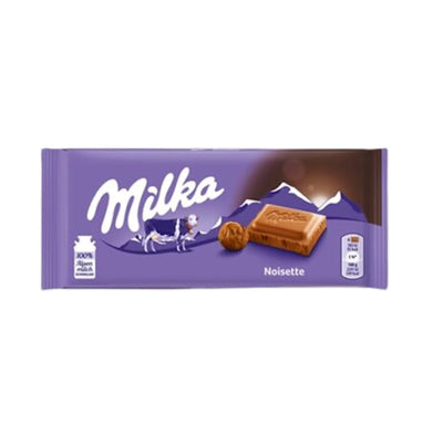 CHOCOLATE BAR MILK NOISETTE 25/90GR MILKA GERMANY N4043374