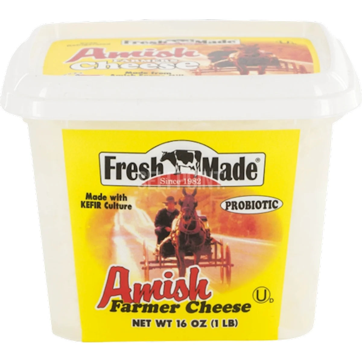 FARMER CHEESE AMISH 12/1 LB FRESH MADE N40911/069 PRE-ORDER ONLY