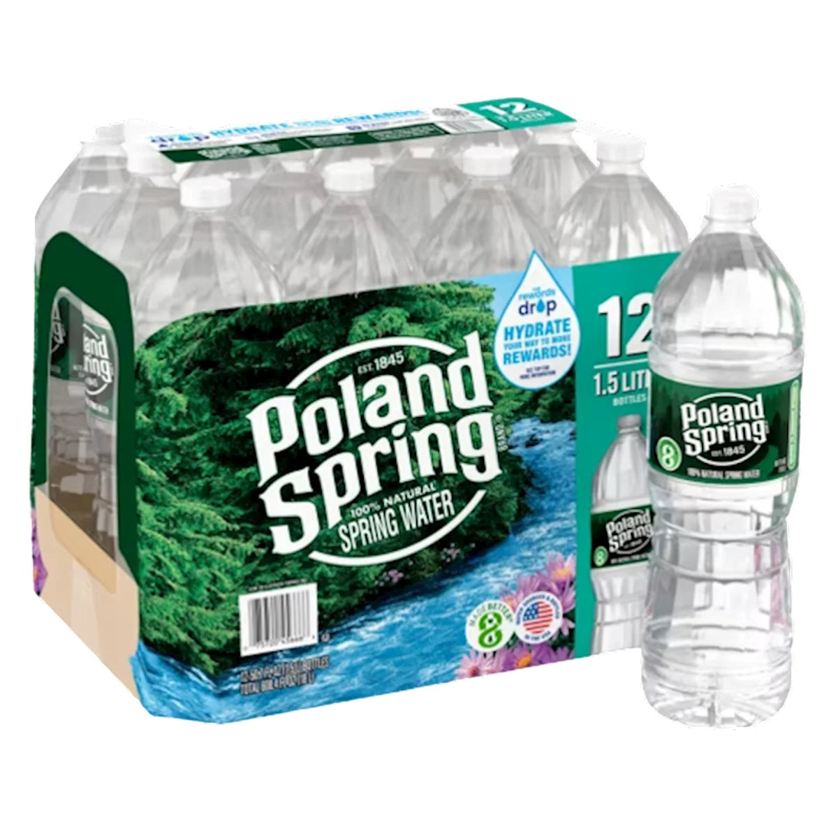 WATER POLAND SPRING 12/1.5L N456666