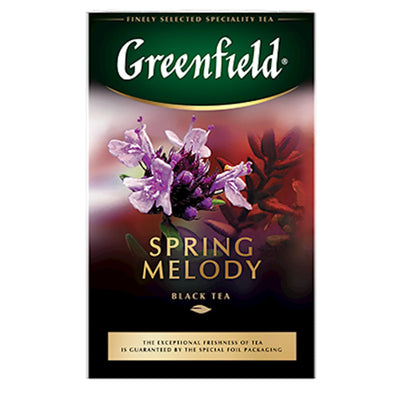 TEA BLACK SPRING MELODY 14/100GR GREENFIELD 0717-14
