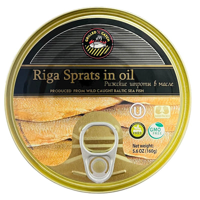 SPRATS RIGA IN OIL E/O 36/160GR BRIVAIS VILNIS