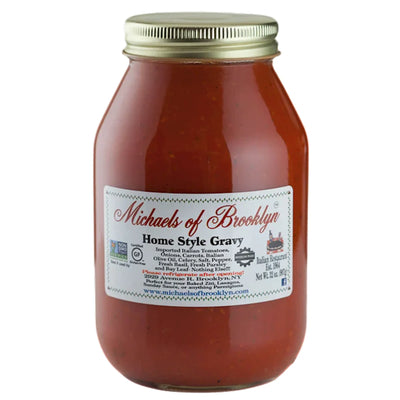 SAUCE HOMESTYLE GRAVY 6/32OZ MICHAELS OF BROOKLYN N6-2855