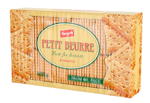 BISCUITS PETIT BEURRE 16/400GR YARYCH UKRAINE