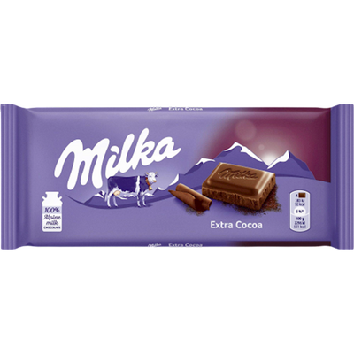 CHOCOLATE BAR DARK 25/90GR MILKA GERMANY N4047049