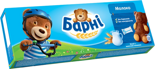 BISCUIT CAKE W/MILK FILLING 24/150GR BARNI