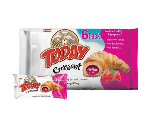 CROISSANT W/STRAWBERRY CREAM 12/270GR(6*45GR) TODAY A0840B