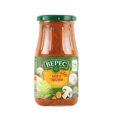 CABBAGE STEW W/MUSHROOMS 12/500GR VERES UKRAINE