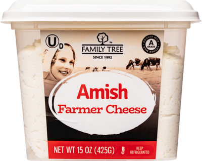 FARMER CHEESE AMISH 12/425GR KOSHER FAMILY TREE