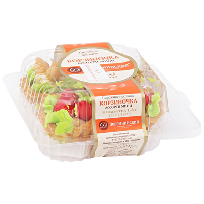 CAKES TARTS ASSORTED 60/128GR DOBRYNINSKIY N6202