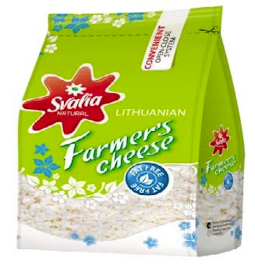 FARMER CHEESE CLASSIC  0.5% 8/370GR SVALIA LITHUANIA SV503