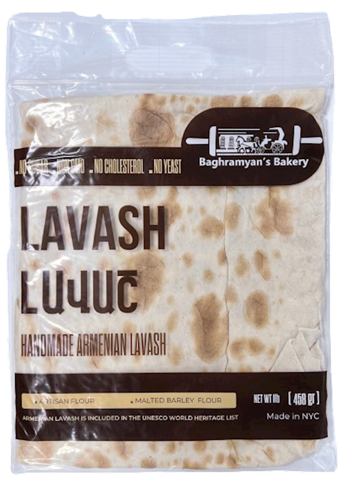 LAVASH ARMENIAN HANDMADE 1/458GR BY PC BAGHRAMYAN'S BAKERY